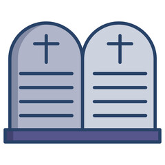 Obraz premium Commandments icon