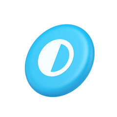 Brightness contrast button display control connection web app 3d isometric realistic icon