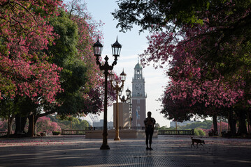 Plaza San Martin Retiro Buenos Aires Argentina primavera en la Ciudad de Buenos Aires.
