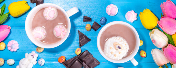 Funny Easter hot chocolate