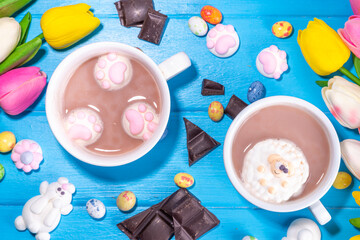 Funny Easter hot chocolate