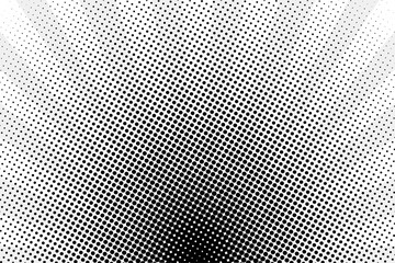 Halftone background. Sun rays background. Background with dots. Pop Art. Cartoon funny retro pattern. Vector illustration