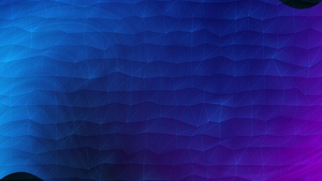 Abstract Trapcode Form digital particle wave and lights background animation cyber or technology background.