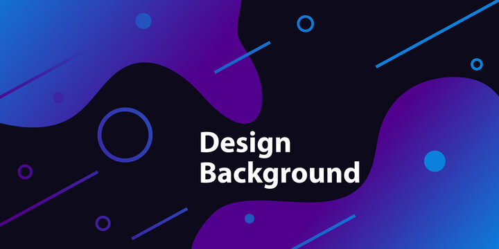 Landing Page Modern Wave Dark Blue Background