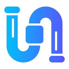 plumbing gradient icon