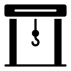 crane glyph icon