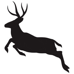 deer silhouette vector