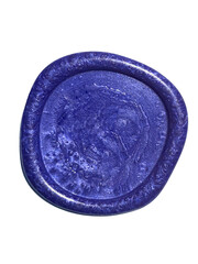 blue colorful wax seal stamp high quality invitation card stamp certificate