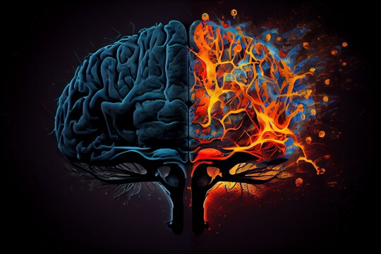 Neurodivergent Brain. Generative AI