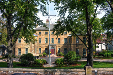 Fototapeta na wymiar Government House, home of the lieutenant governor, in Halifax, Canada