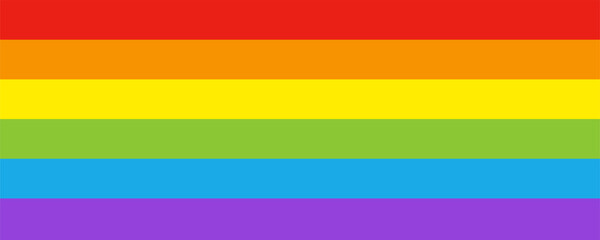 Rainbow flag, background of stripes of rainbow colors, rainbow stripes, rainbow flag, eps 10