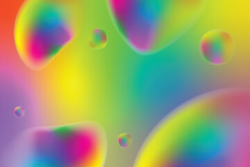 Modern Colorful Liquid Abstract Background. BG. Multicolored. Rainbow. Vector Illustration
