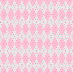 pink argyle seamless pattern design