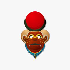 God Thoth mask