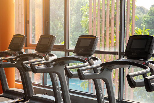 Photo of Treadmills in the gym 