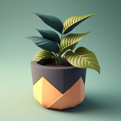 Plant in a pot