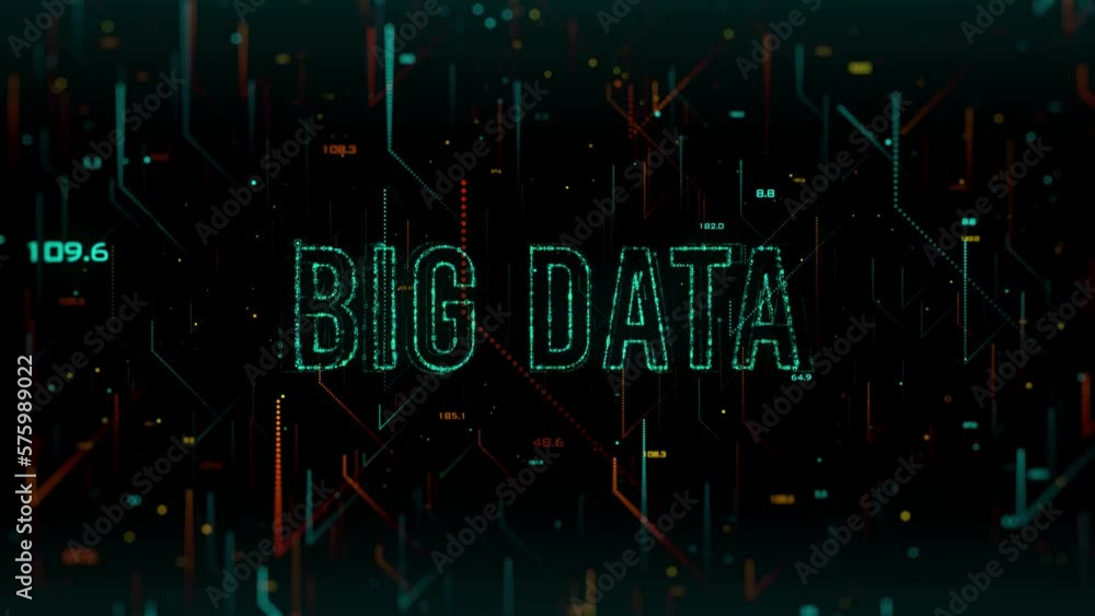 Poster futuristic bluish green orange shiny big data text lines reveal opening with vertical slanted dotted