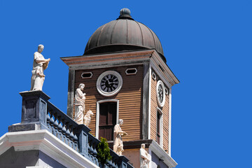 Venezuelan Caribbean architecture, colonial houses in the historic center of Puerto Cabello.