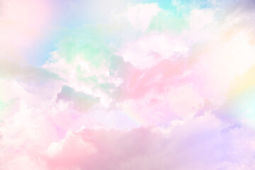 abstract watercolor background with clouds