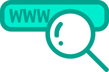 URL Search Color Icon