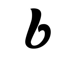Obraz premium Modern and unique letter B initials logo design
