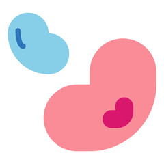 jelly beans flat icon style