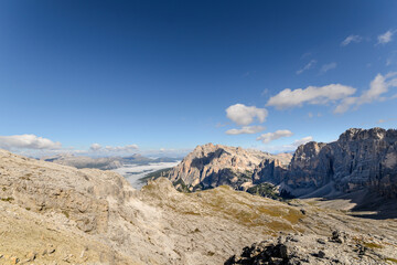 Riffugio Lagazuoi, peak , Dolomite view
