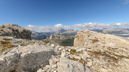 Riffugio Lagazuoi, peak , Dolomite view