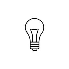 Lightbulbs Icon Mengatur coretan lampu ilustrasi yang dapat diedit