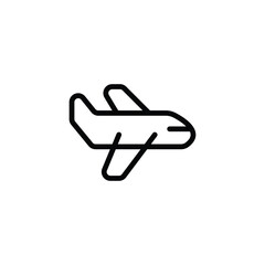 plane icon design on white background