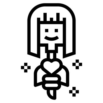 krasue line icon style