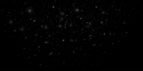 White bokeh light background. Sparkle effect with particles. Magic overlay dust. Glitter blur texture.	
