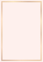 Filigree vector frame