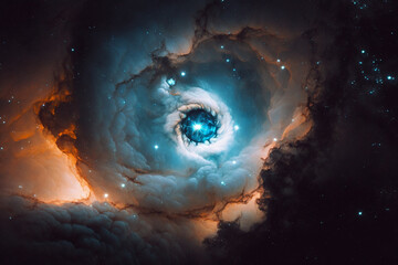 nebula with hole in it