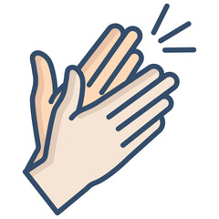 Obraz premium Clapping icon