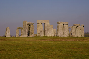 Naklejka premium Stonehenge with Blue Sky UK