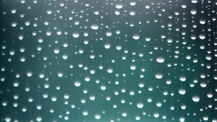 rain drops on window - generative ai illustration