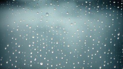 rain drops on window - generative ai illustration