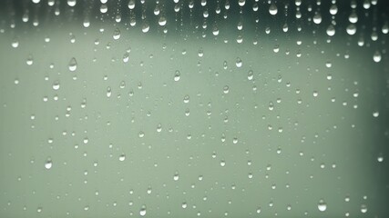 rain drops on window - generative ai illustration