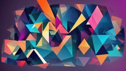abstract colorful background - generative ai illustration