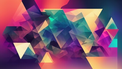abstract colorful background - generative ai illustration