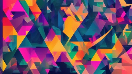 abstract colorful background - generative ai illustration