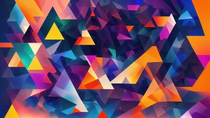 abstract colorful background - generative ai illustration