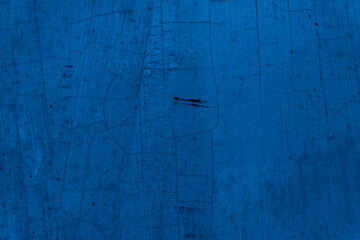 Old wall pattern texture cement blue dark abstract  blue color design are light with black gradient background.