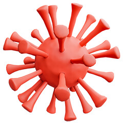 Simple illustration of corona virus COVID-19 isolated. png transparent