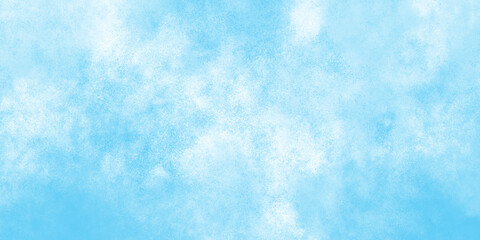 White and blue frozen ice surface color blurry and defocused Cloudy Blue Sky Background, blurred and grainy Blue powder explosion on white background, Classic hand painted Blue watercolor background.