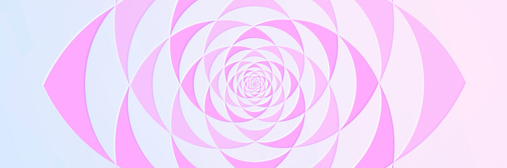 Hand drawn illustration with pastel colors and sacred geometry elements 
