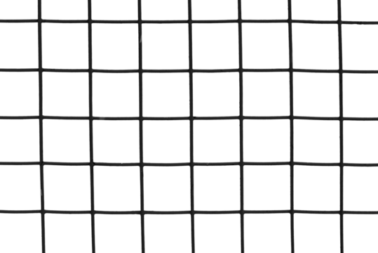 The texture of the metal mesh on a white background. Torn steel, metal mesh with holes