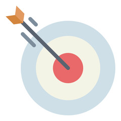 target flat icon style
