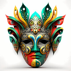 carnival mask. Generative AI